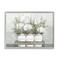 Stupell Industries Pristine Hydrangea Bouquets Thankful Grateful Blessed Sentiment in Gray Frame Wall Art
